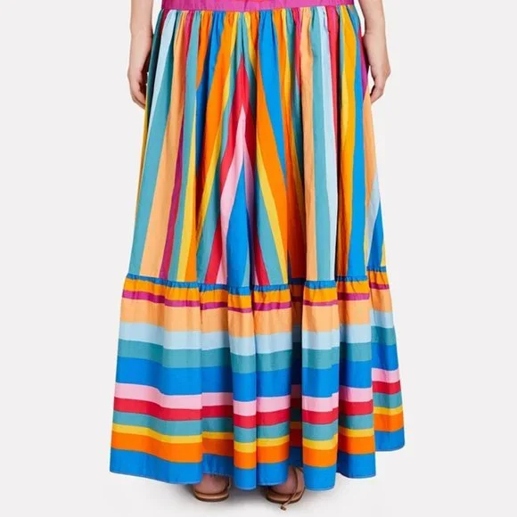 FARM Rio Striped Scarf Maxi Skirt - Picture 4 of 9